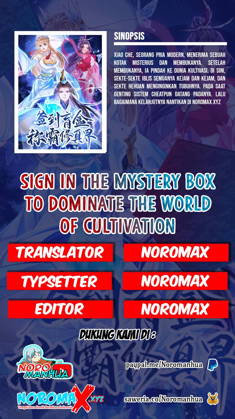 Sign In The Mystery Box To Dominate The World Of Cultivation Chapter 63 - 127